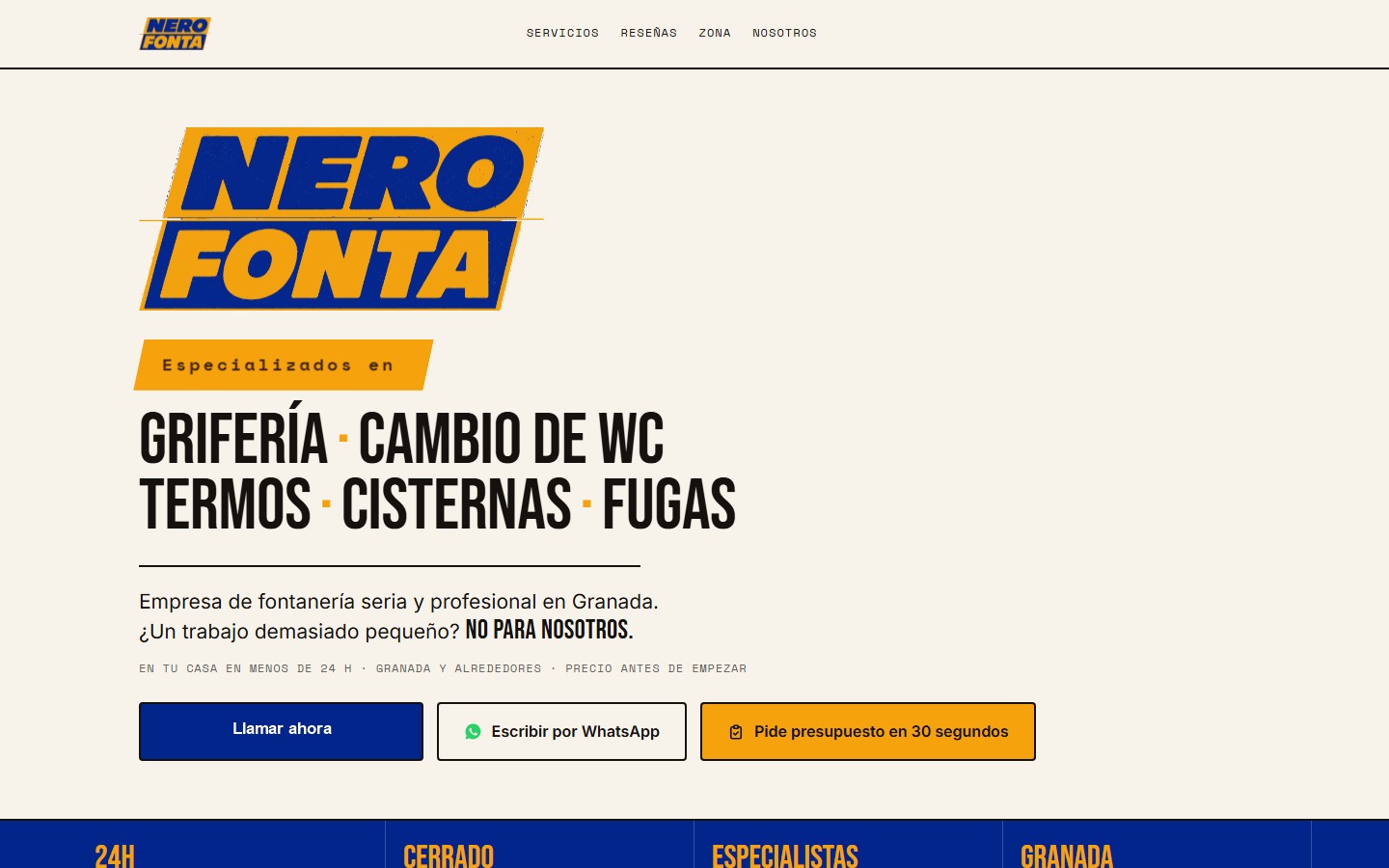 Web de Nero Fonta